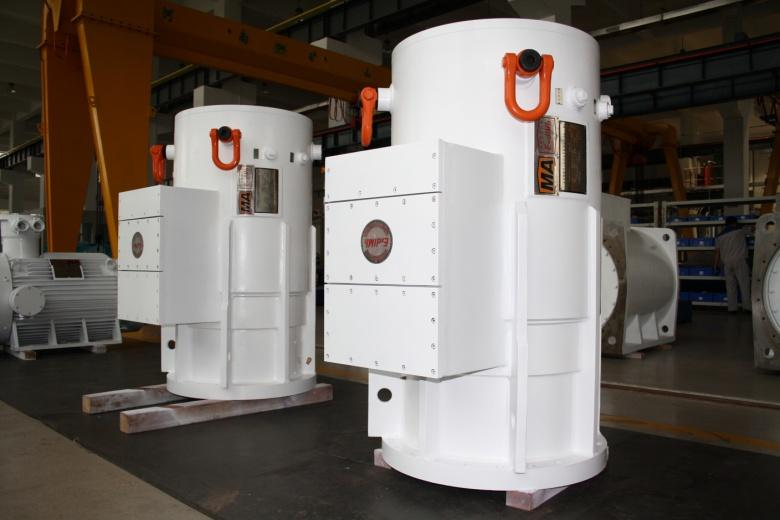 一、產品概述本系列電機機座號H355～630，電機采用鋼板焊接筒形結構，重量輕、剛性好、外形美觀。冷卻方式分為水冷和風冷